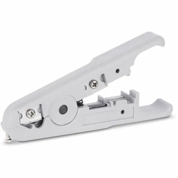 StarTech CABLESTRIPCUT Network Cable Stripper and Cutter, Professional Wire Stripper for UTP/FTP/STP/Coax Cables, Rotary Wire Stripping/Cutting Tool - Strip and cut UTP/FTP/STP/coaxial and multi-conductor cables with 360-degree rotation; Support - Image 1