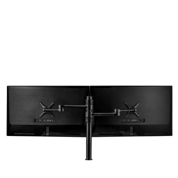 Atdec AFS-AT-DC-B Dual Swing Arms on Post - Black - Image 1