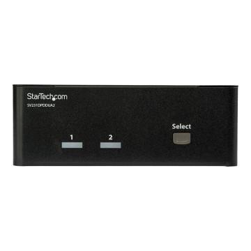 StarTech SV231DPDDUA2 2 PORT DUAL DISPLAYPORT KVM SWITCH, 4K(60HZ), USB, HOTKEY, 2YR - Image 1