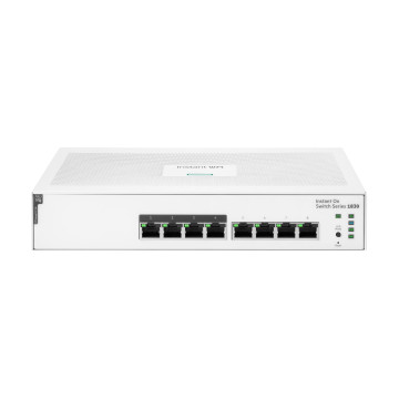 HPE JL811A INSTANT ON 1830 8G (4P CLASS4 POE) 65W SWITCH - Image 1