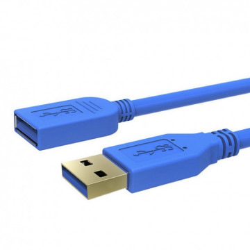 Simplecom CA312 1.2M 4FT USB 3.0 SuperSpeed Extension Cable Insulation Protected Gold Plated - Image 1