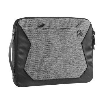 STM STM-114-184K-01 (MYTH) LAPTOP SLEEVE, FITS UP TO 11", GRANITE BLACK , 3YR WTY - Image 1