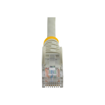 StarTech 45PAT2MGR CAT5E PATCH CABLE WITH SNAGLESS RJ45 CONNECTORS - 2M, GRAY - Image 1