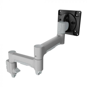 Atdec AWM-A46T-S AWM Medium Swing Monitor Arm - Silver - Image 1