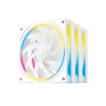DEEPCOOL R-FL12SE-WHAPN3-G FL12 SE WH 3 Pack 120mm Performance ARGB Fans , Hydro Bearing 120×120×25 mm(L×W×H) - Image 1