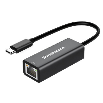 Simplecom NU314 SuperSpeed USB-C to Gigabit Ethernet Network Adapter - Image 1