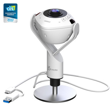 J5CREATE JVU368 360 All Around Webcam - Image 1