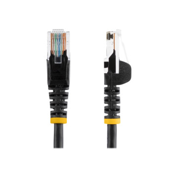StarTech 45PAT7MBK CAT5E ETHERNET PATCH CABLE WITH SNAGLESS RJ45 CONNECTORS - 7 M, BLACK - Image 1