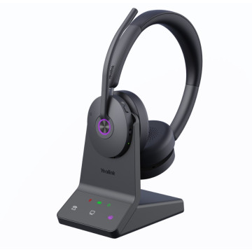 Yealink WH68-MS WH68 Dual Teams DECT & Bluetooth Wireless Technology, 4-Mic Hybrid ANC, 4-Mic Noise Cancellation, All-Day-Wearing Comfort - Image 1