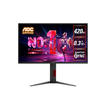 AOC 25G4K 24" (16:9) MONITOR, FHD IPS, HDMI(2), DP, 420HZ, 1MS GTG, 3YR - Image 1