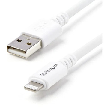 StarTech USBLT3MW 3 M (10 FT.) USB TO LIGHTNING CABLE - LONG IPHONE / IPAD / IPOD CHARGER CABLE - L - Image 1