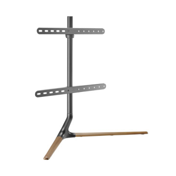 Brateck FS34-46F-02-B Modern Linear Tabletop TV Stand For 49'-70' TVs, Weight Capacity: 40kg -- Matte Black & Walnut 970x350x765mm - Image 1