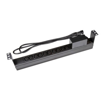 PowerShield RPR-IEC-16A10H HORIZONTAL PDU AUIEC C20 INPUT 2YR - 10 OUTLET - Image 1