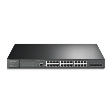 TP-LINK SG3428MP OMADA 28-PORT MANAGED GIGABIT L2+ RACK SWITCH, POE+(24), SFP(4), 384W, 5YR - Image 1