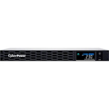 CyberPower CP1500EIPFCRM1U PFC Sinewave Short-Depth Series 1500VA / 900W Rackmount UPS - 1U - 6V/9Ah*4, 6x IEC C13, 2 Yrs Adv. Rep. WTY Incl. internal Battery - Image 1