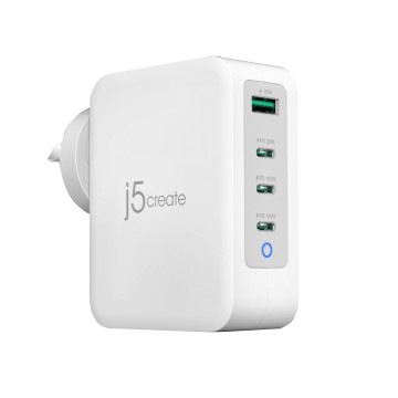 J5CREATE JUP43130U JUP43130 130W GaN USB-C 4-Port - Image 1