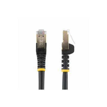 StarTech 6ASPAT150CMBK 1.5M, CAT6A ETHERNET CABLE, SNAGLESS, PATCH CABLE, BLACK LTW - Image 1