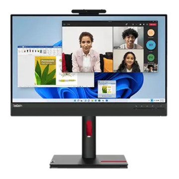 Lenovo 12NAGAR1AU ThinkCentre Tiny-in-One G5 23.8'/24' FHD 60Hz 1920x1080 16:9 4ms Height Adjust Tilt Swivel Pivot HDMI DP IPS USB3.2 Anti-glare Webcam Mic - Image 1