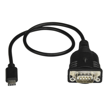 StarTech ICUSB232PROC USB C TO SERIAL ADAPTER CABLE WITH COM PORT RETENTION - 16" (40CM) USB TYPE C - Image 1