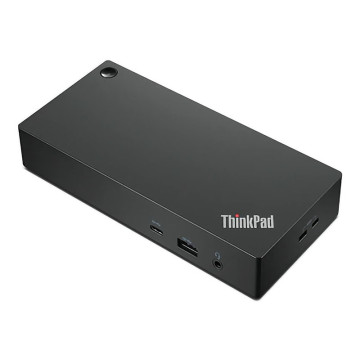 Lenovo 40AY0090AU ThinkPad Universal USB-C Docking Station - 90W 1xUSB-C 1xHDMI 2xDP 3xUSB 3.1 2xUSB 2.0 GLAN Audio for ThinkPad X1 Carbon X1 Yoga Tablet 10 - Image 1