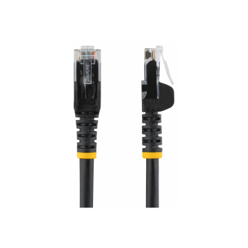 StarTech N6PATC50CMBK CAT6 ETHERNET CABLE 0.5M RED 650MHZ 100W SNAGLESS PATCH CORD LTW - Image 1