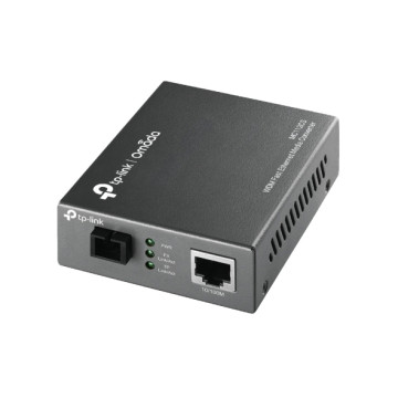 TP-LINK MC112CS (E)(CH) Media Converter SC WDM Monomodo Simplex 10/100Mbps RJ45 to 100M single-mode SC fiber Tx:1310nm Rx:1550nm up to 20km - Image 1