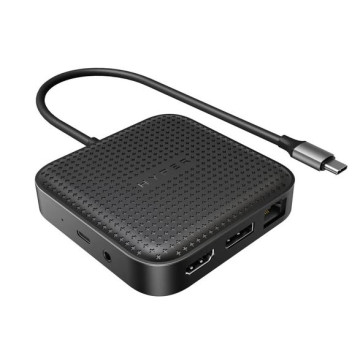 Targus HD583-GL HyperDrive USB4 Mobile Dock USB-C 100W PD Passthrough 8K@30Hz 4K@60Hz 1xDP1.4 1xHDMI2.1 2xUSB-A 1xUSB-C 1xUSB4 Black 2Y WTY - Image 1