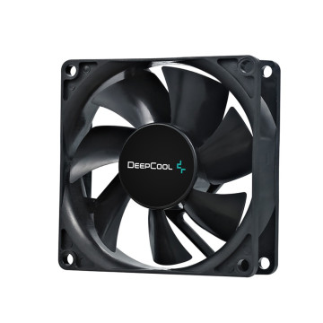 DEEPCOOL DP-FDC-XF80 80mm Hydro Bearing Case Fan Molex 20dB 1800rpm 82g, High Quality Black Material, Low RPM - Image 1