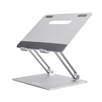 Simplecom CL520 Adjustable Aluminium Ergonomic Riser Stand for Laptop MacBook, Adj 15cm, Tilt, 10'-17', 4kg, 0.9kg, Airflow, Anti-slip, Silver. - Image 1