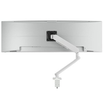 Atdec AW-ORA10-F-W Ora 10 Single Monitor Dynamic Arm- F-Clamp - White - Image 1