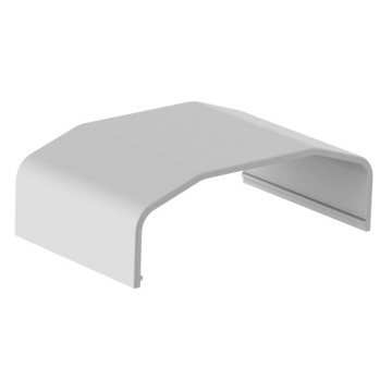 Brateck CC07-J1-W Plastic Cable Cover Joint Material:ABS Dimensions 64x21.5x40mm - White - Image 1