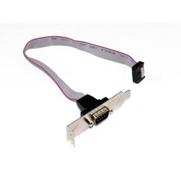 Leader CBMS13L Server - Generic DB9 Serial Header Cable with Low Profile Bracket - 30cm cable length - Image 1