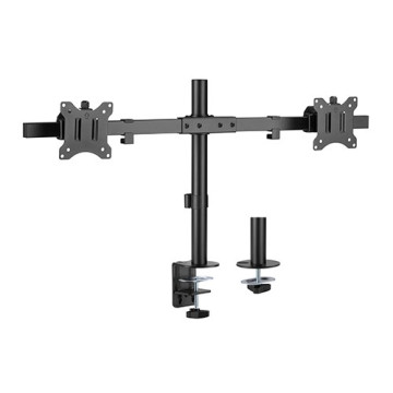 Brateck LDT57-C02 Pole Mount Dual-Screen Monitor Mount Fit Most 17'-32' Monitors, Weight Capacity (per screen): 9kg VESA 75x75/100x100 - Image 1
