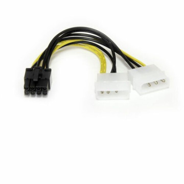 StarTech LP4PCIEX8ADP Adapter Cord - 15.24 cm - For PCI Express Card - LP4 / PCI-E - 1 Each - Image 1