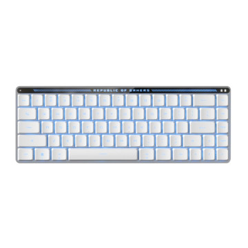 ASUS ROG FALCHION RX LOW PROFILE BLUE SWITCH ROG Falchion RX Blue Low Profile Wireless Gaming Keyboard, Tri-mode Connection, ROG Omni Receiver, Intuitive control - Image 1