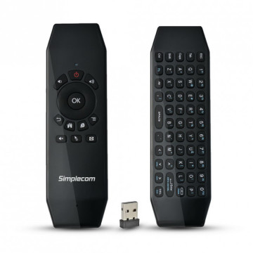Simplecom RT150 2.4GHz Wireless Remote Air Mouse Keyboard with IR Learning - Image 1