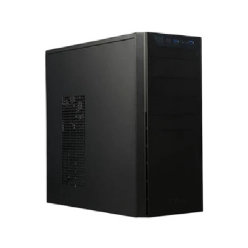 Antec VSK4000B-U3 - Black, Mini Tower, ATX/Micro-ATX/Mini-ITX, 2× USB 3.0, 1× 120mm Rear Fan, 5× 3.5' Bays, Black, 2-Yr Wty - Image 1