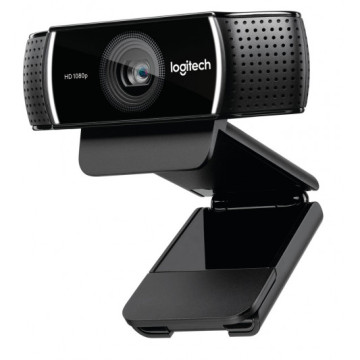 Logitech 960-001090 C922 Pro Stream Full HD Webcam 30fps at 1080p Autofocus Light Correction 2 Stereo Microphones 78° FoV 3mths XSplit License (EOL) - Image 1