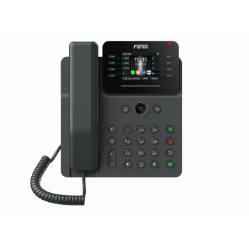 Fanvil V62G Essential Business Phone, 2.8-inch, Color Screen, 12 SIP Lines, 6-Way Audio, HD Audio, Dual Gigabit Ports, Integrated PoE - Image 1
