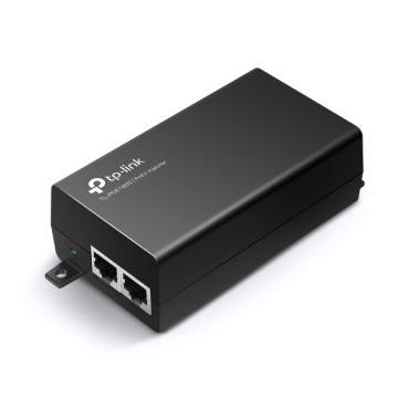 TP-LINK POE160S TL- Omada PoE+ Injector, 2 Gigabit Ports, 802.3af/at, Integrated Power Supply, Wall Mountable, Plug & Play - Image 1