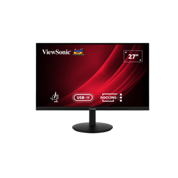 ViewSonic VG2709U-2K 27' VG 2K SuperClear IPS, Docking, USB-C, Daisy Chain,DP In/Out,RJ45,100w PD,Height Adjustable 3y Advance Replacement,Business Monitor,3YARW - Image 1