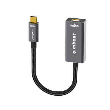 MBEAT MB-XAD-CMDPF Tough Link USB-C to Mini DisplayPort Adapter Host Interface: USB-C 3.2 Gen 2 Up to 4K@60Hz (3840×2160) Product Weight: 19.2g - Image 1