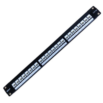 LDR WB-PP-5124 24 Port Cat6A UTP Patch Panel Rack Mount - 1U - Image 1