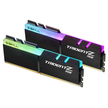G.SKILL F4-3600C18D-32GTZR 32GB (2 x 16GB)/ PC4-28800 / DDR4 3600 Mhz/ Timings 18-22-22-42/ Voltage 1.35V/ Trident Z RGB - Image 1