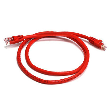 8ware PL6A-2RD CAT6A Cable 2m - Red Color RJ45 Ethernet Network LAN UTP Patch Cord Snagless - Image 1