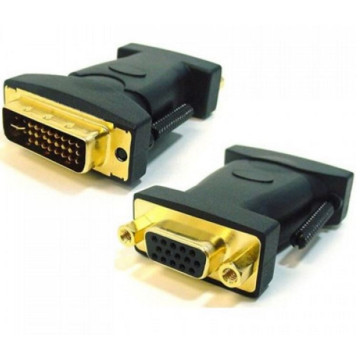 Astrotek AT-DVIVGA-MF DVI to VGA Adapter Converter 24+5 pins Male to 15 pins Female Gold Plated - Image 1