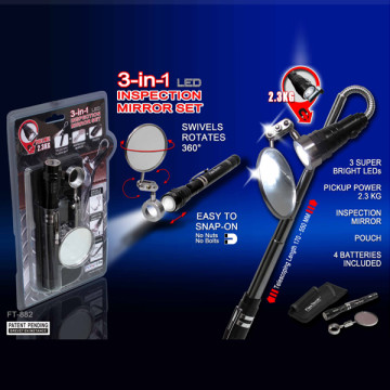 Digitalk ELEDIGEI-FT1882 3in1 Inspection Mirror Set - Image 1