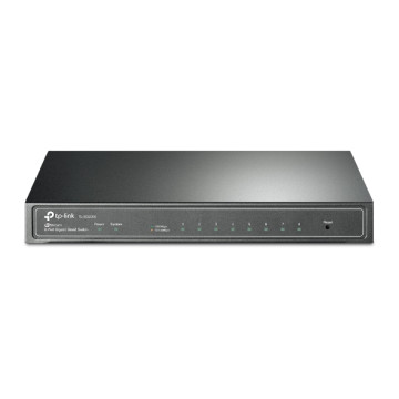 TP-LINK SG2008 JetStream 8-Port Gigabit Smart Switch PORT: 8× Gigabit RJ45 Ports: Desktop Steel Case, Static Routing,Omada - Image 1