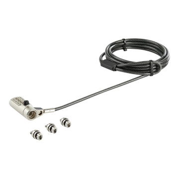 StarTech LTULOCK4D UNIVERSAL LAPTOP LOCK, COMBINATION, 2YR - Image 1