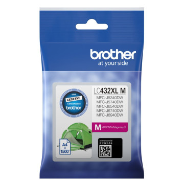 Brother LC-432XLM Magenta Ink Cartridge to Suit Mfc-j5340dw/mfc-j5740dw/mfc-j6540dw/mfc-j6740dw/mfc-j6940dw -up to 1500 Pages - Image 1
